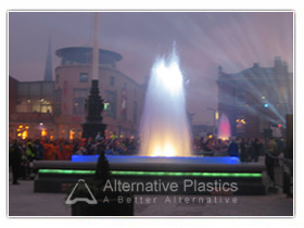 Acrylic Fountain Opens in Sheffield